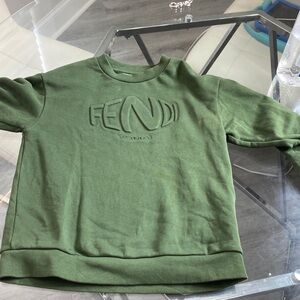 Kids Fendi sweatshirt green like new worn once